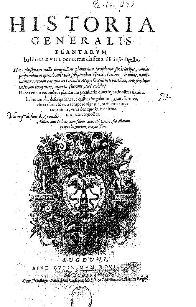 Dalechamps, Jacques,1513-1588