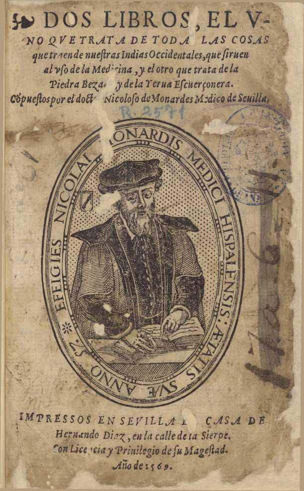 Monardes, Nicolás, médico, ca. 1508-1588
