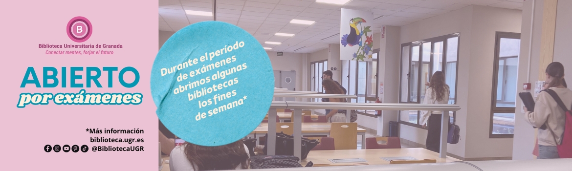 Apertura de Bibliotecas en Fin de Semana durante el Periodo de Exámenes (24 de Mayo - 6 Julio 2025)