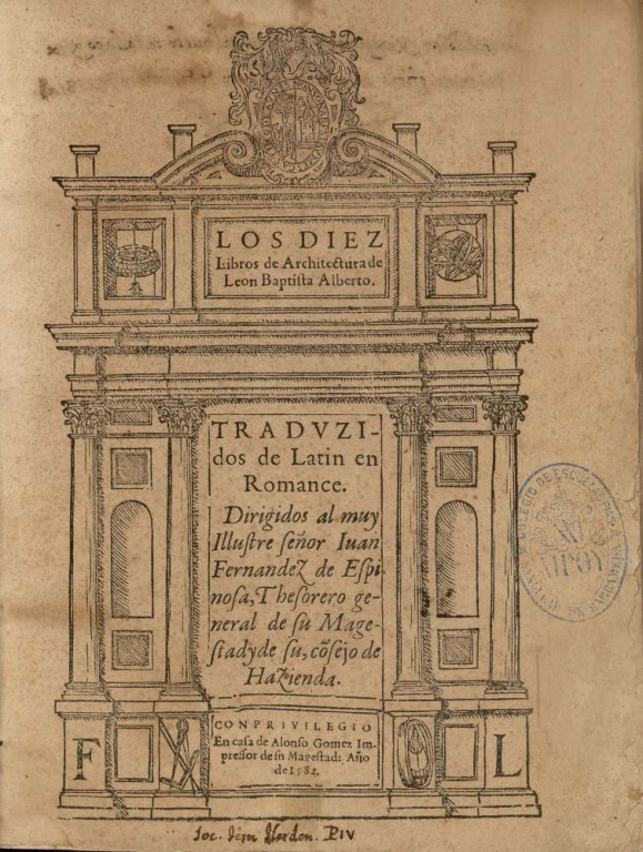 Leon Battista Alberti. Los diez libros de arquitectura