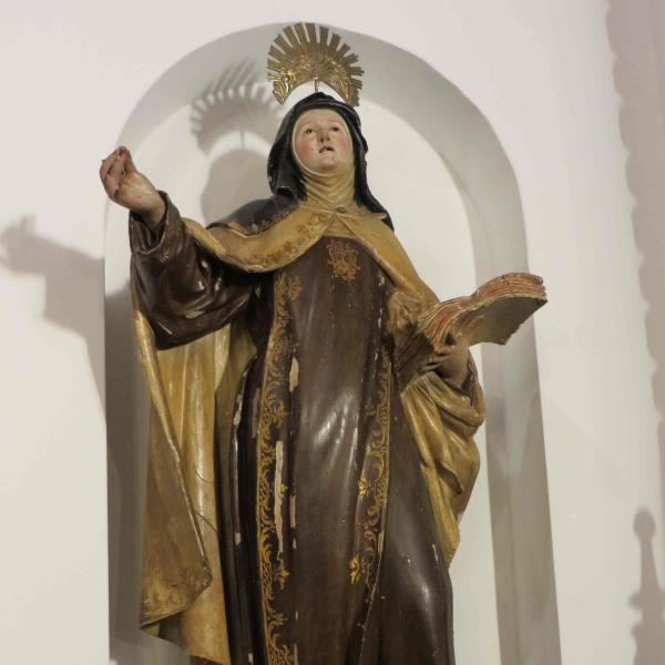Talla policromada Santa Teresa de Jesús