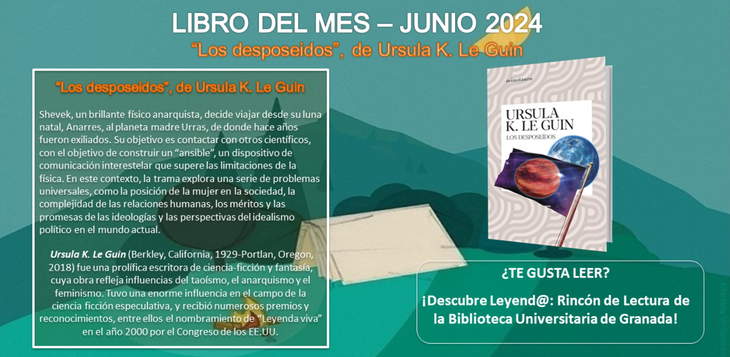 Leyend@, Rincón de Lectura: Libro para Junio de 2024