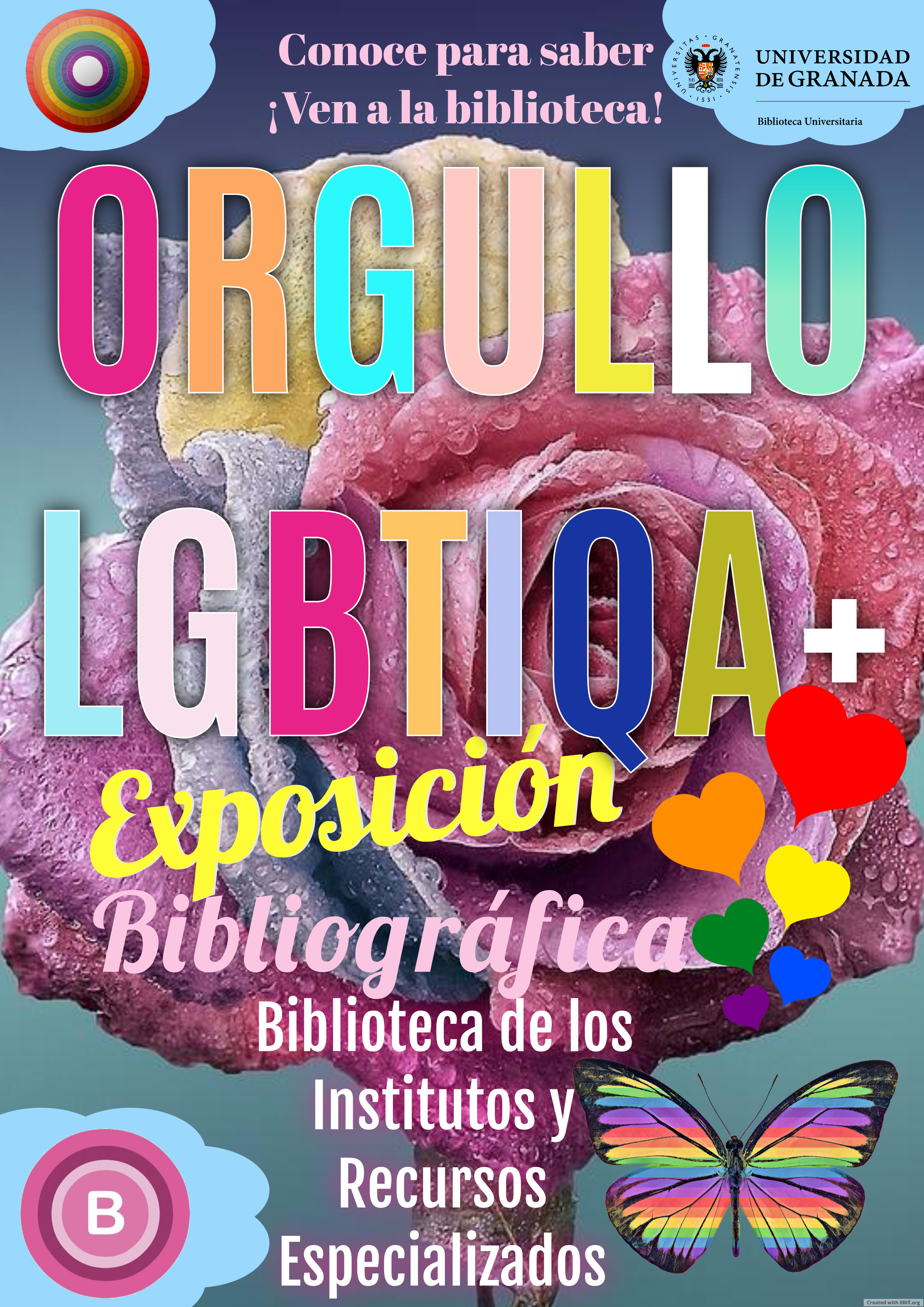 Orgullo LGBTIQA+. Exposición Bibliográfica