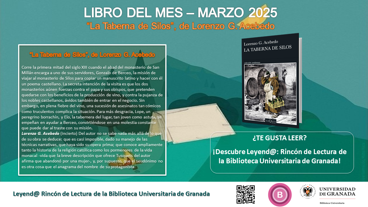 Leyend@, Rincón de Lectura: Libro para Marzo de 2025