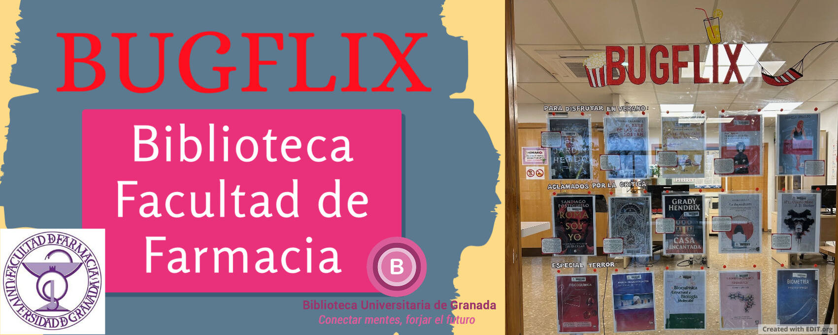 BUGFLIX. Biblioteca de la Facultad de Farmacia