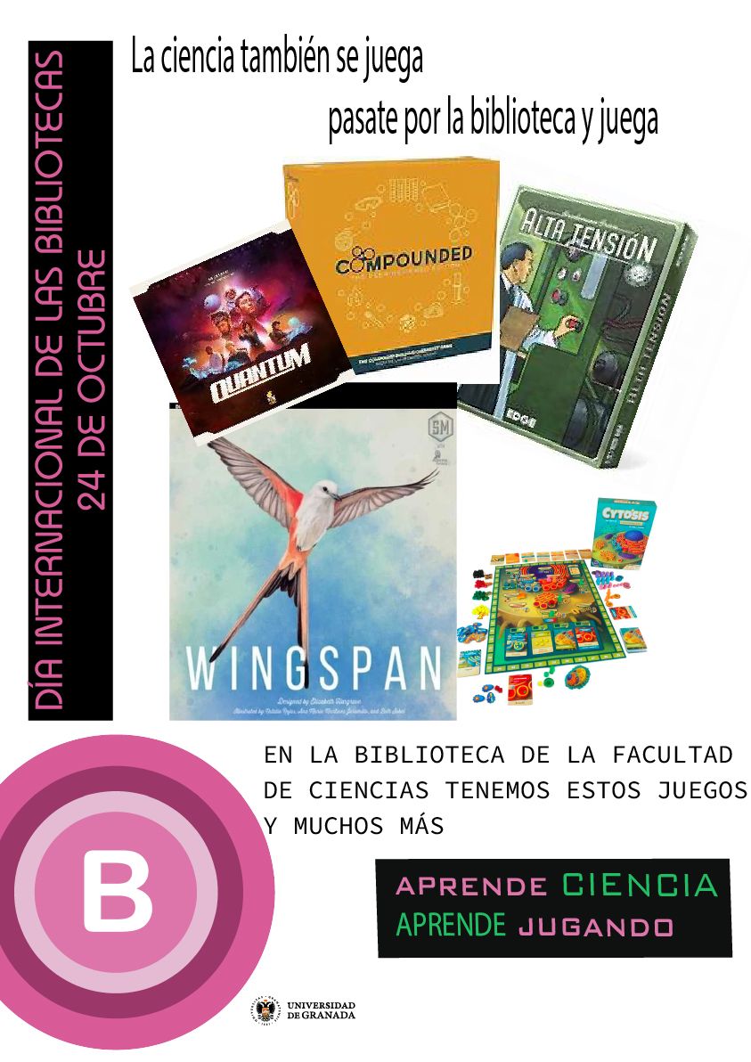 24 de Octubre de 2025. Ven a Jugar a la Biblioteca de la Facultad de Ciencias