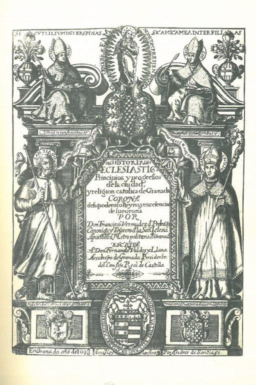 Historia eclesiástica de Granada de Francisco Bermúdez de Pedraza (facsímil)