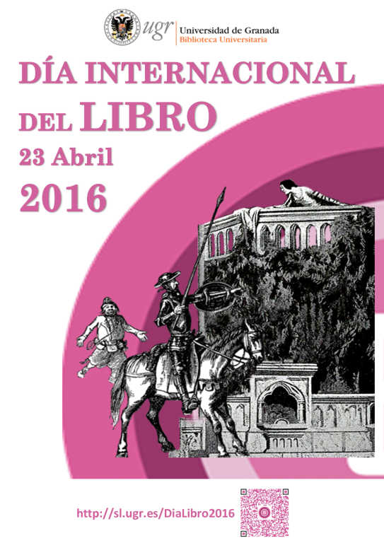 Poster día internacional del libro. 23 Abril de 2016