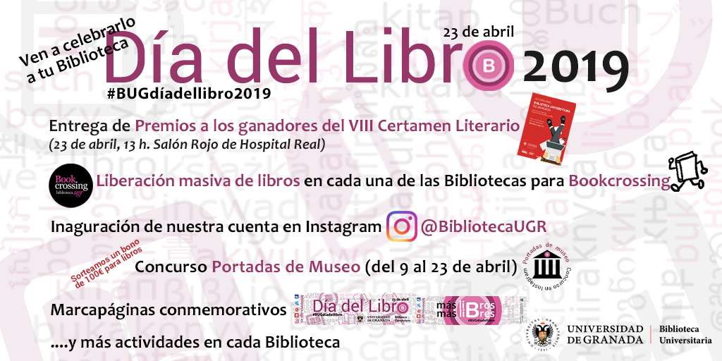 Día Internacional del Libro 2019 | Biblioteca UGR