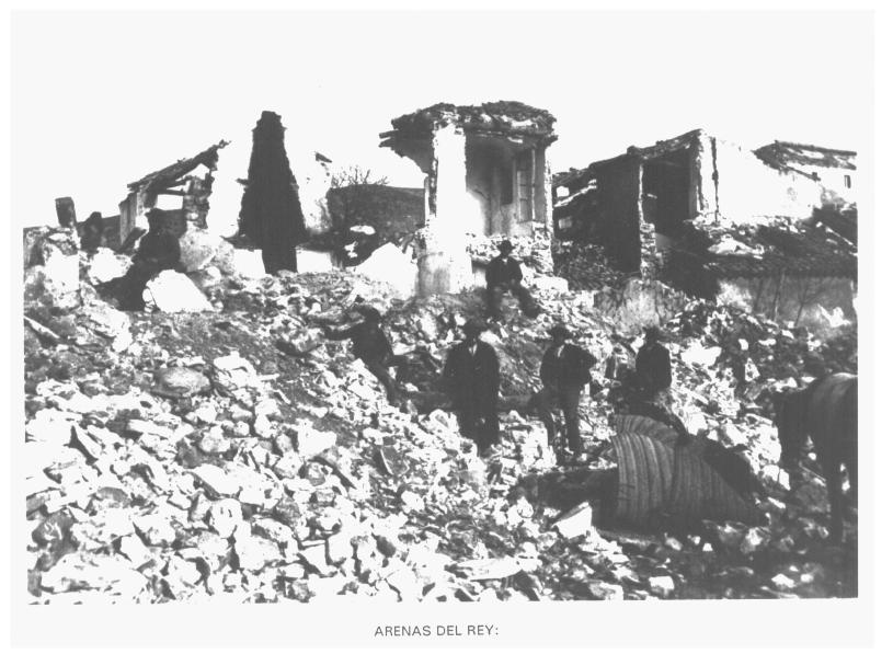 Imágenes sobre el terremoto de 1884