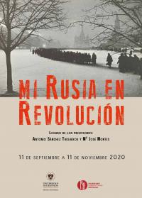 Cartel de la exposición Mi Rusia en revolución