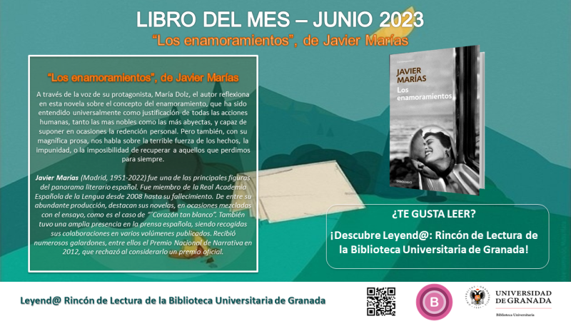 Lectura junio de 2023: Los enamoramientos, de Javier Marías Lectura junio de 2023: Los enamoramientos, de Javier Marías