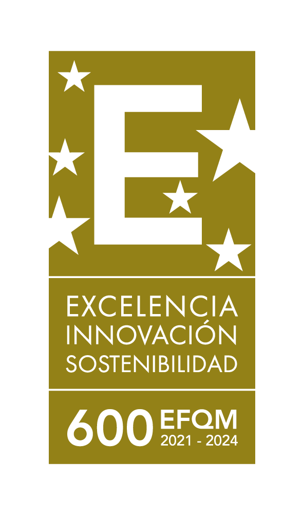 Cartel 600 EFQM Excelencia, Innovacion, sostenibilidad. 600 efqm