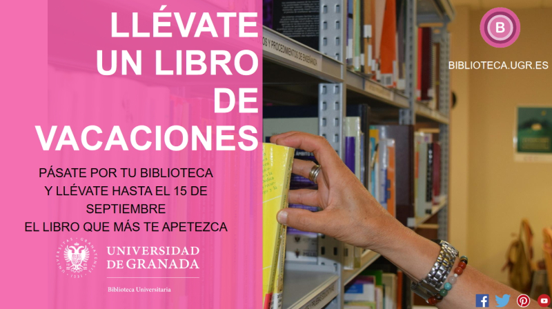 ¡Llévate un libro de vacaciones! ¡Llévate un libro de vacaciones!