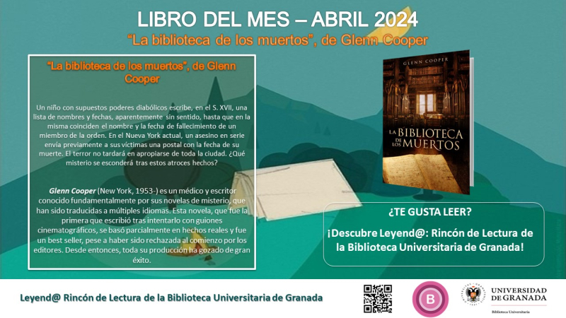 Leyendo, Rincón de Lectura: Libro para Abril de 2024 Leyendo, Rincón de Lectura: Libro para Abril de 2024
