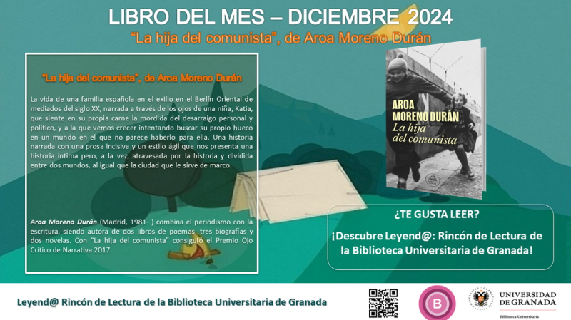 Leyend@, Rincón de Lectura: Libro para Diciembre de 2024 Leyend@, Rincón de Lectura: Libro para Diciembre de 2024