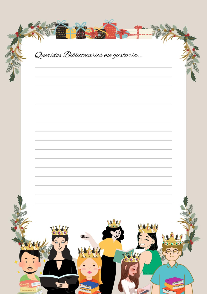 Carta a los Reyes Magos en la Biblioteca de la Facultad de Farmacia Carta a los Reyes Magos en la Biblioteca de la Facultad de Farmacia