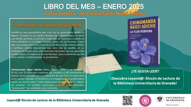 Leyend@, Rincón de Lectura: Libro para Enero de 2025 Leyend@, Rincón de Lectura: Libro para Enero de 2025