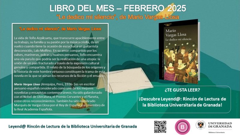 Leyend@, Rincón de Lectura: Libro para Febrero de 2025 Leyend@, Rincón de Lectura: Libro para Febrero de 2025