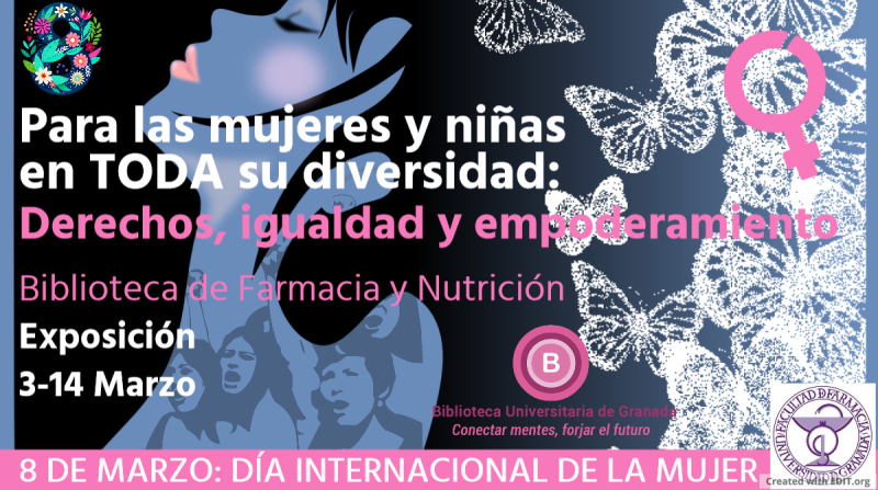 Día Internacional de la Mujer. Biblioteca Facultad de Farmacia. Muestra Bibliográfica Día Internacional de la Mujer. Biblioteca Facultad de Farmacia. Muestra Bibliográfica